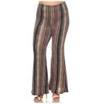 Retro Rug Curvy Bell Bottom Yoga Pants