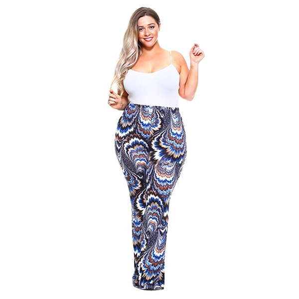YXQYRXS Women Bell Bottoms Plus Size Flare Pants High Elastic Waist Pleated Wide  Leg Pants Ruffle Leggings Casual Trousers | Outfits with leggings, Leggings  outfit casual, Ruffle leggings