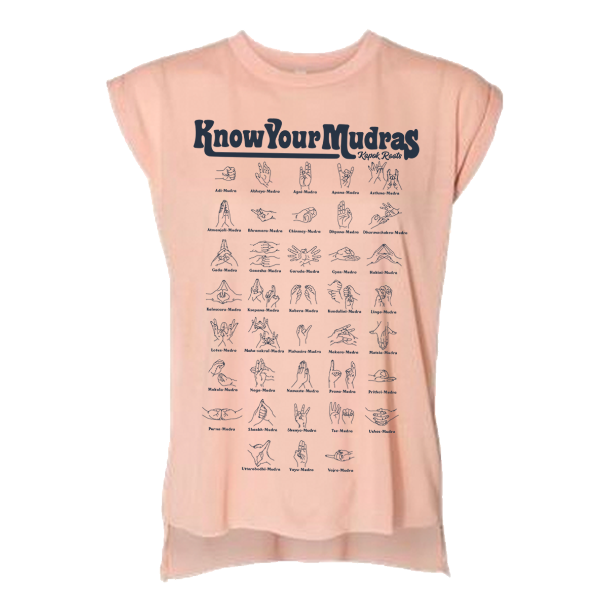 Know Your Mudras High Low Tee